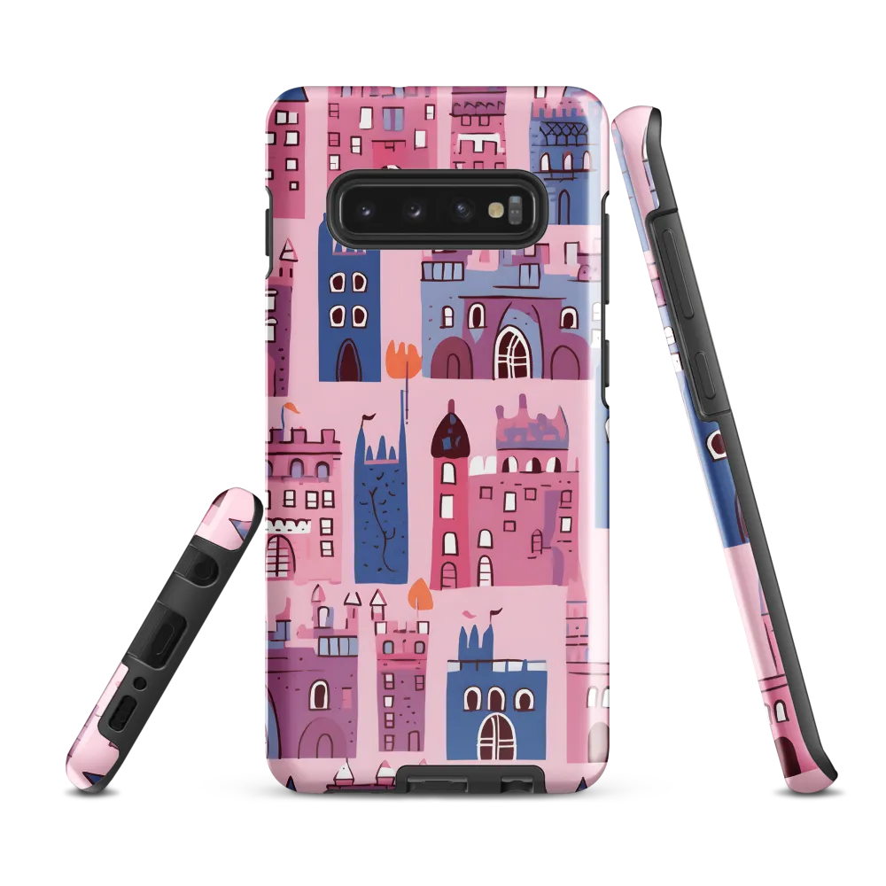 Whimsical Castles: A Playful Tapestry | Phone Case |  S10 Plus | Tough Case | Glossy