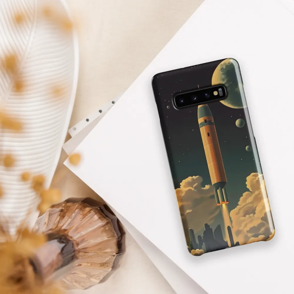 Journey Through the Cosmic Frontier | Phone Case |  S10 Plus | Snap Case | Glossy