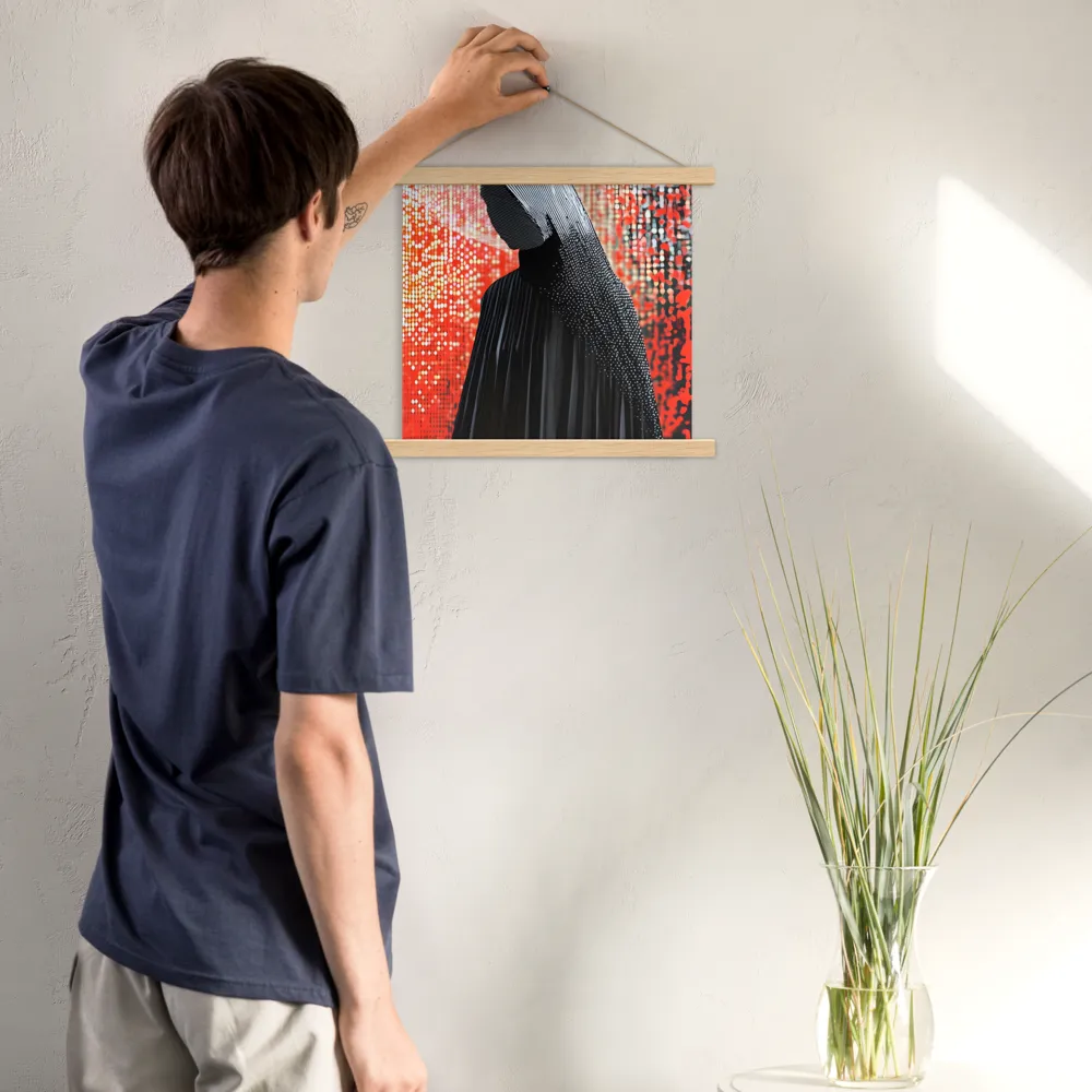 Veil of Modernity | Poster With Oak Wood Hanger | 14″×14″