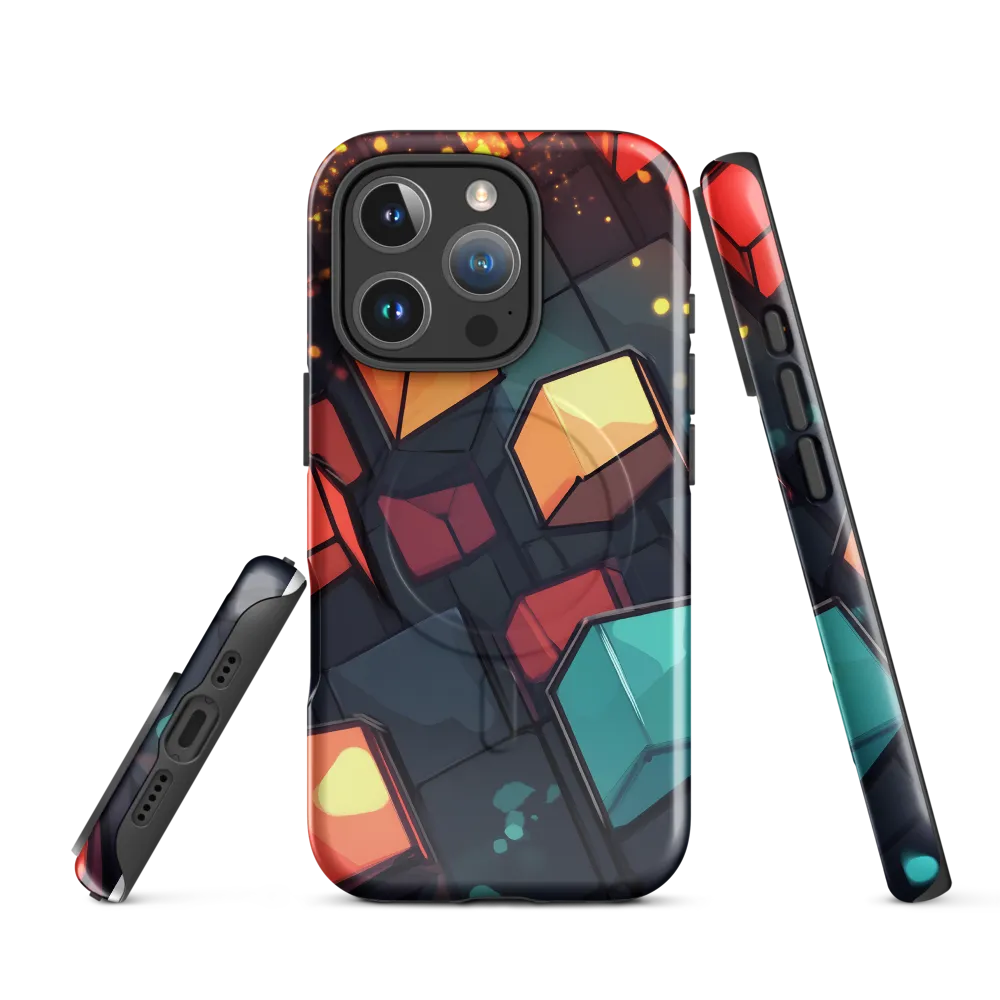 Illuminated Geometry | Phone Case |  16 Pro | MagSafe® Tough Case | Glossy