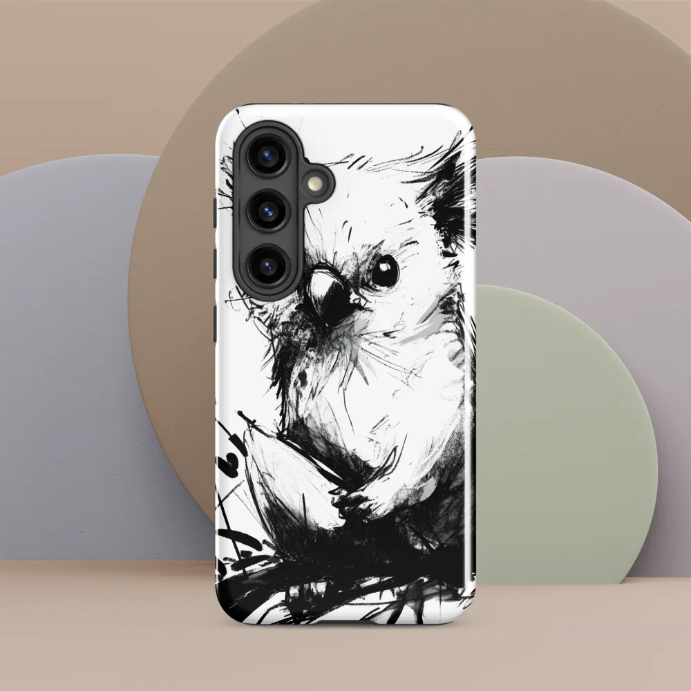 Whimsical Koala in Ink
