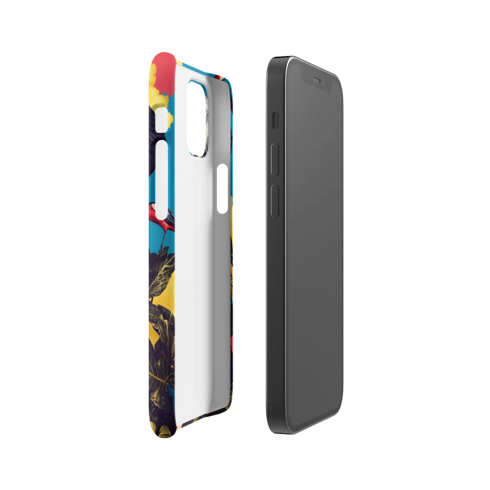 Elephant Dreams in Vibrant Colors | Phone Case |  12 Mini | Snap Case | Matte