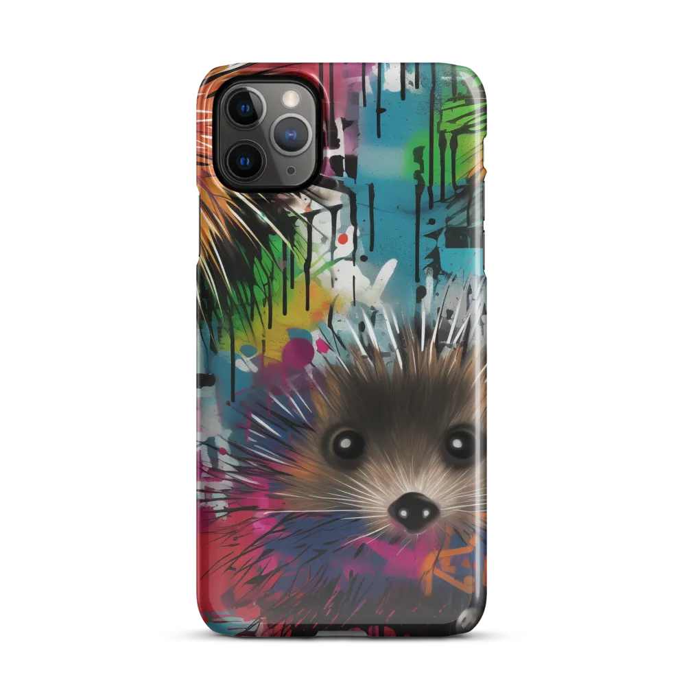 Whimsical Hedgehogs in a Kaleidoscopic Wonderland | Phone Case |  11 Pro Max | Snap Case | Glossy