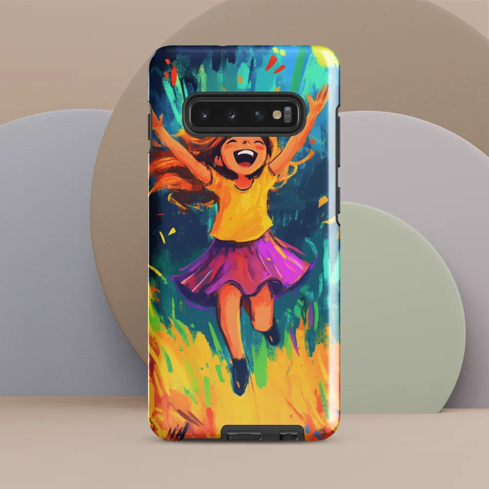 Joyful Escape into Nature | Phone Case |  S10 Plus | Tough Case | Glossy