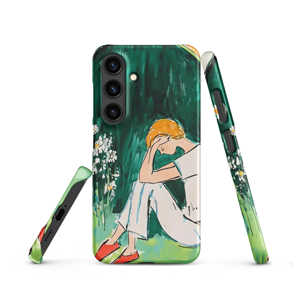 Silent Sorrow | Phone Case |  S24 | Snap Case | Matte
