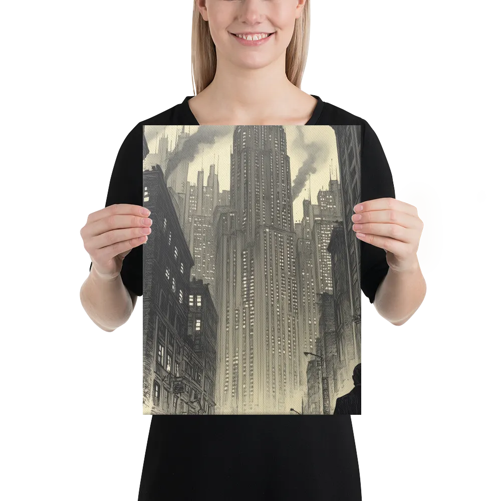 Echoes of the City | Canvas | 12″×16″