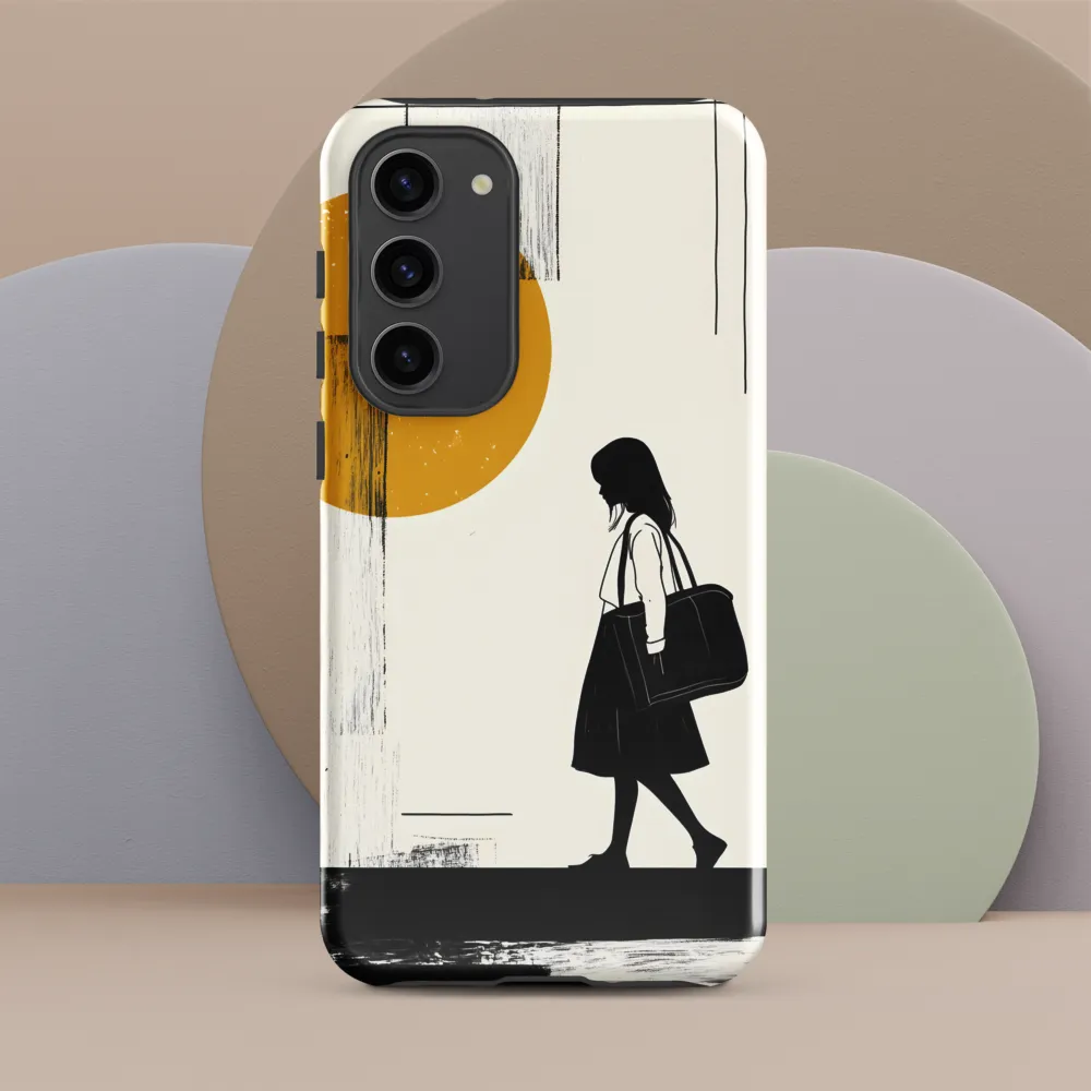 Silent Steps | Phone Case |  S23 Plus | Tough Case | Glossy