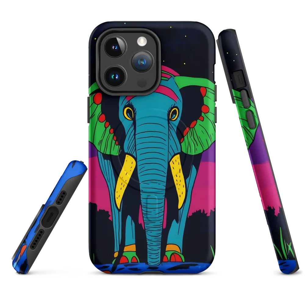 Whimsical Majesty: The Vibrant Elephant