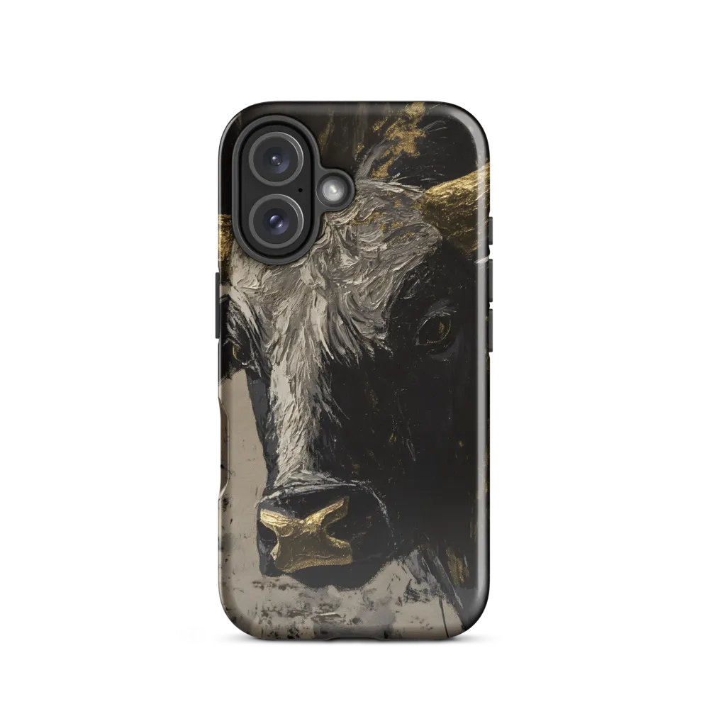 Majestic Bull: The Power in Black and Gold