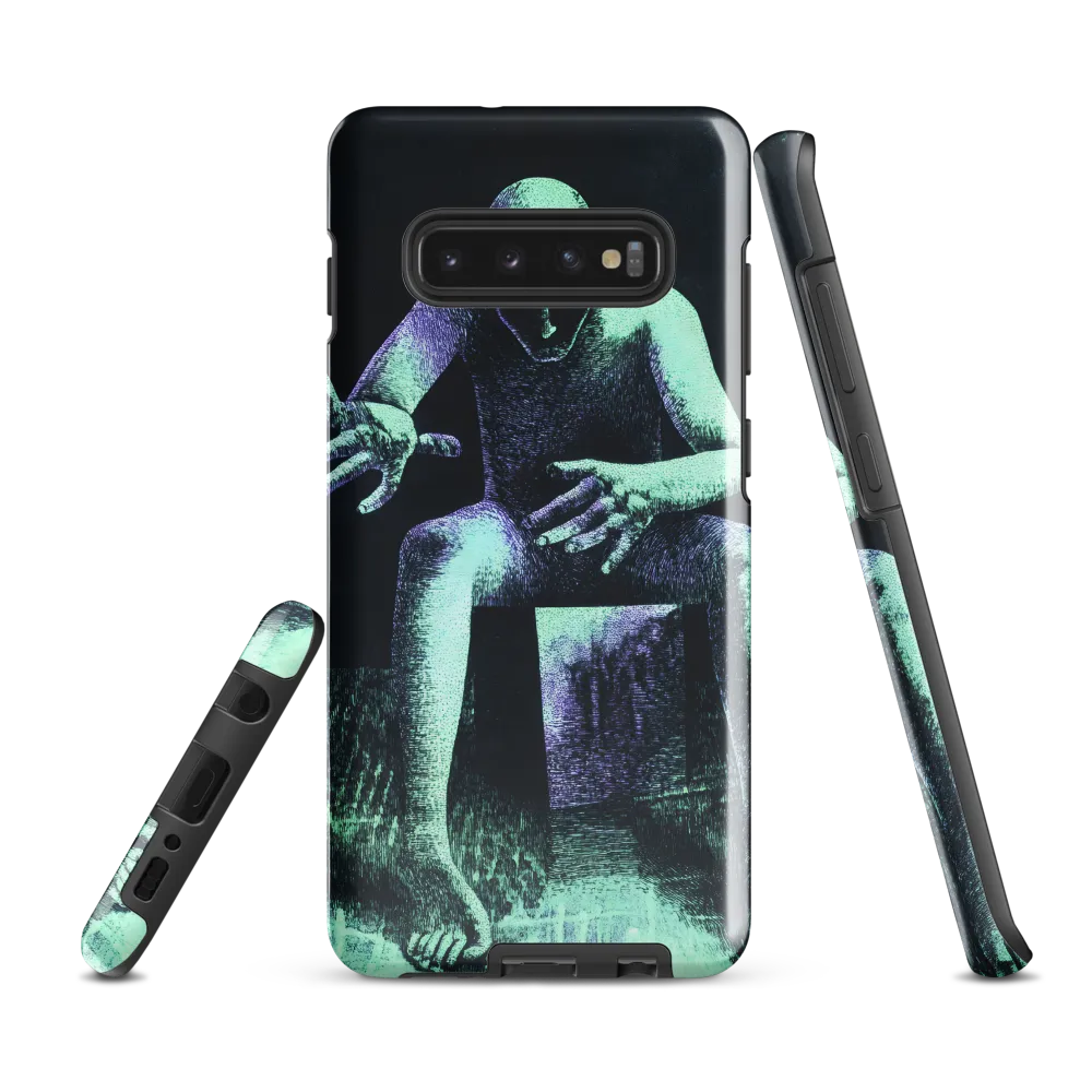 Contemplative Silence | Phone Case |  S10 Plus | Tough Case | Glossy