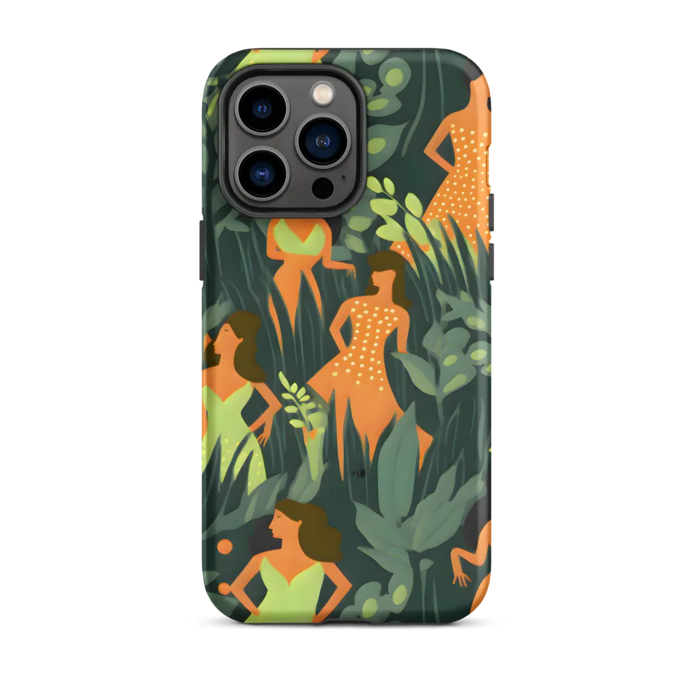 Playful Harmony in Patterns | Phone Case |  14 Pro Max | Tough Case | Matte