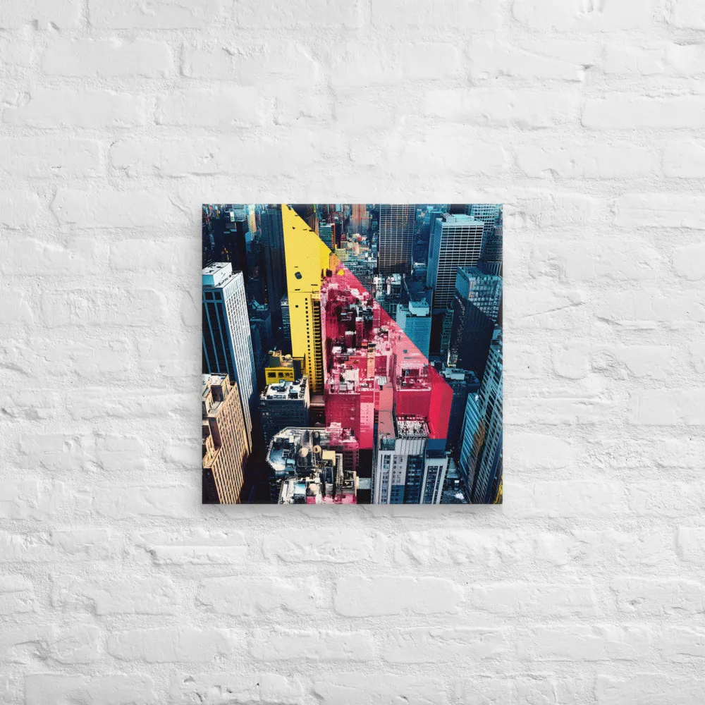 Dynamic Urban Symphony | Canvas | 20″×20″