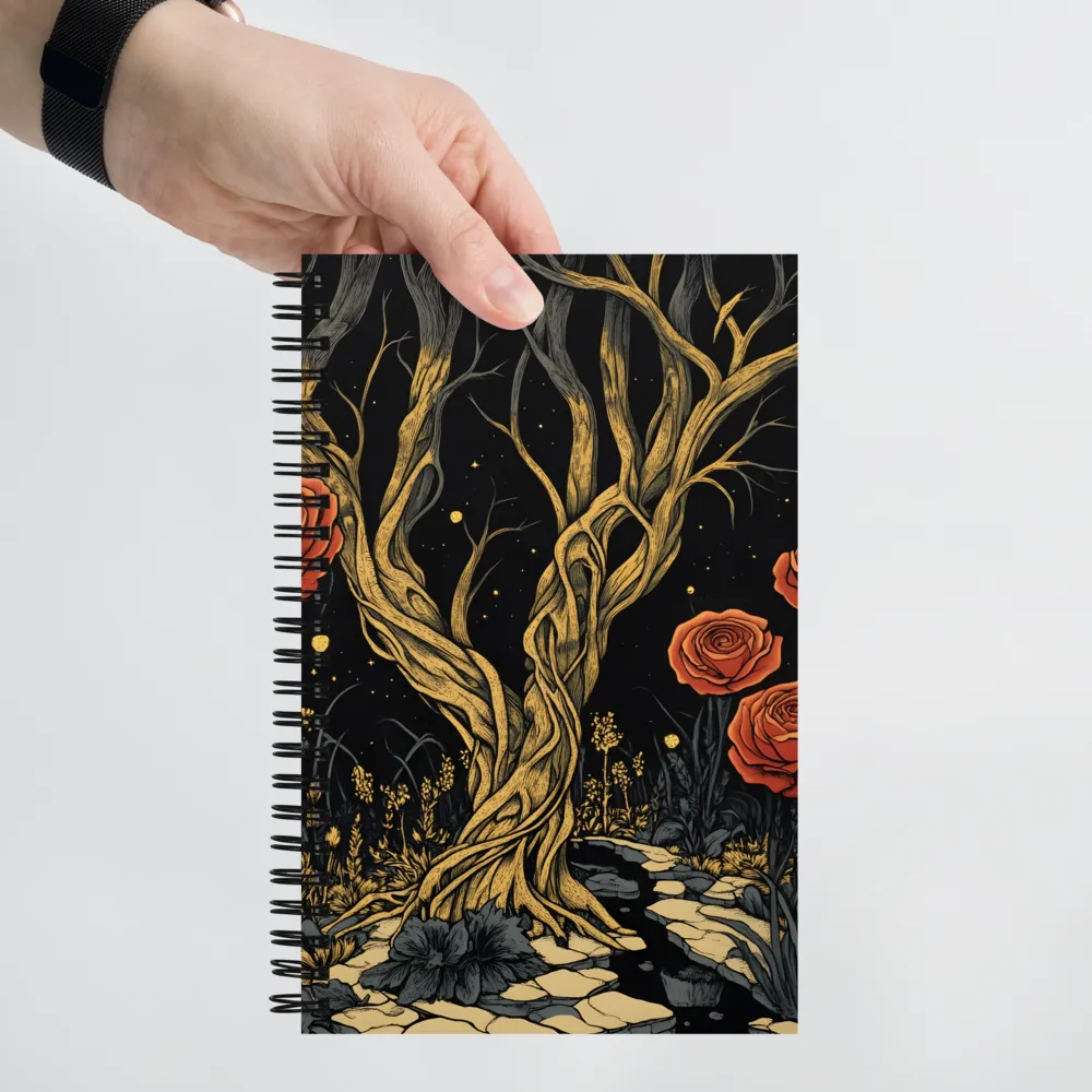 Whispers of the Enchanted Garden | Spiral Notebook