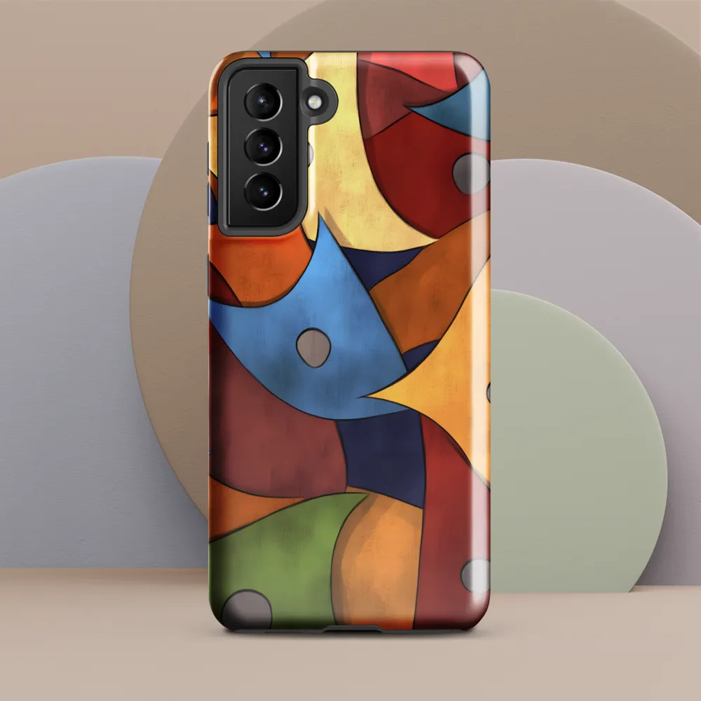 Vibrant Interplay of Shapes