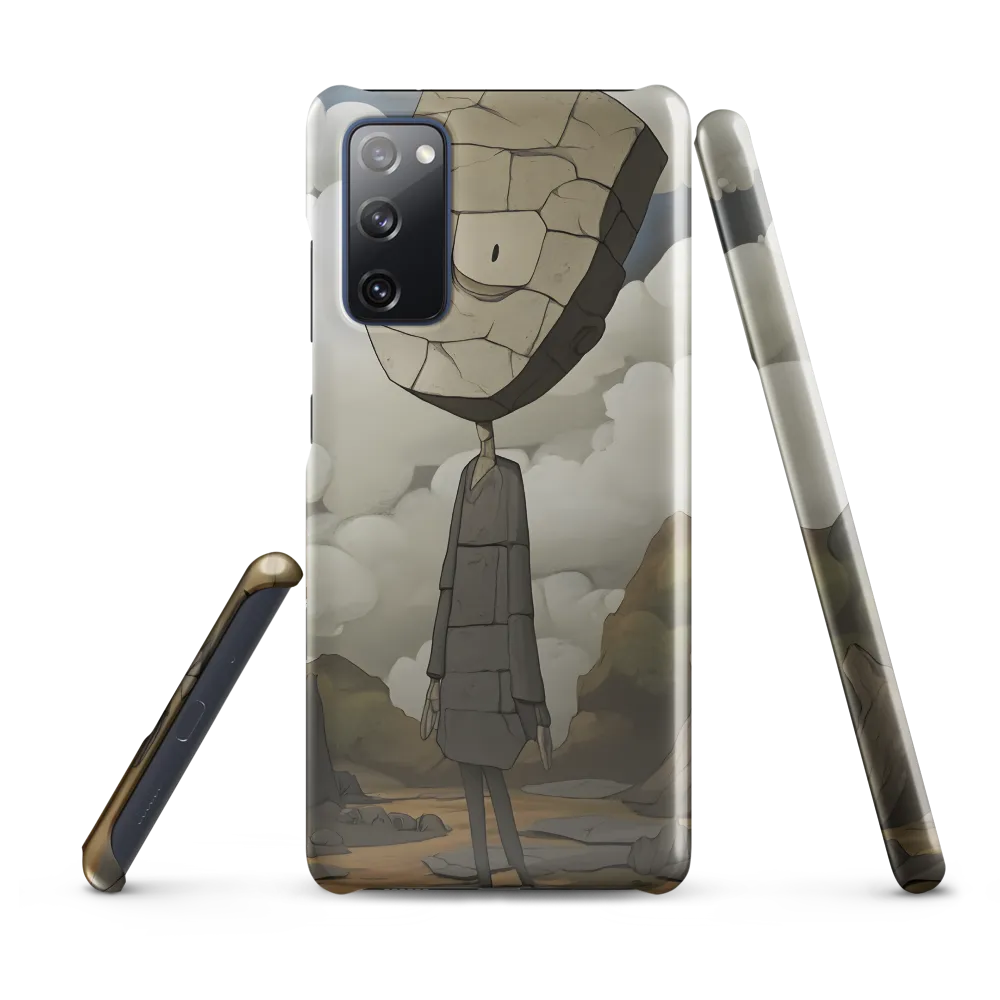 Whimsical Stone Figure in a Rocky Landscape | Phone Case |  S20 FE | Snap Case | Glossy