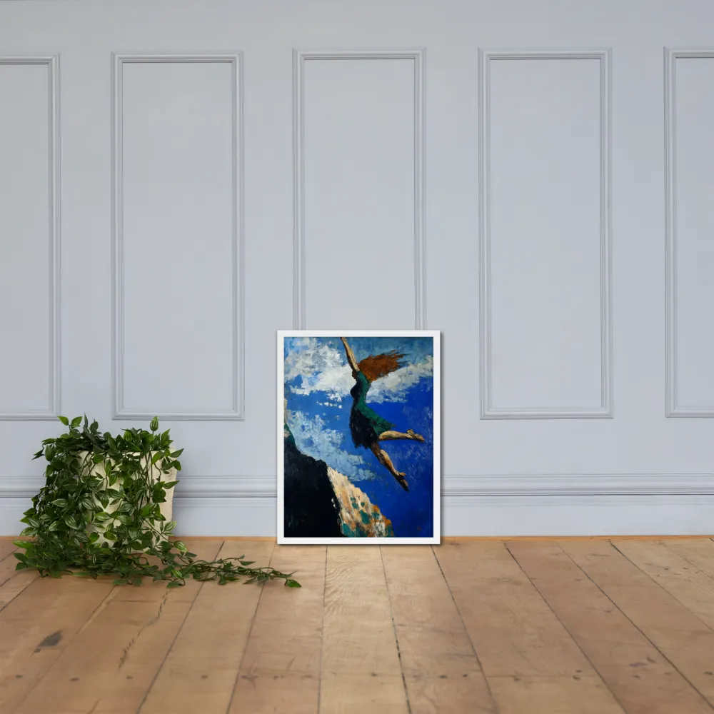 Boundless Ascent | Poster with White Frame | 18″×24″