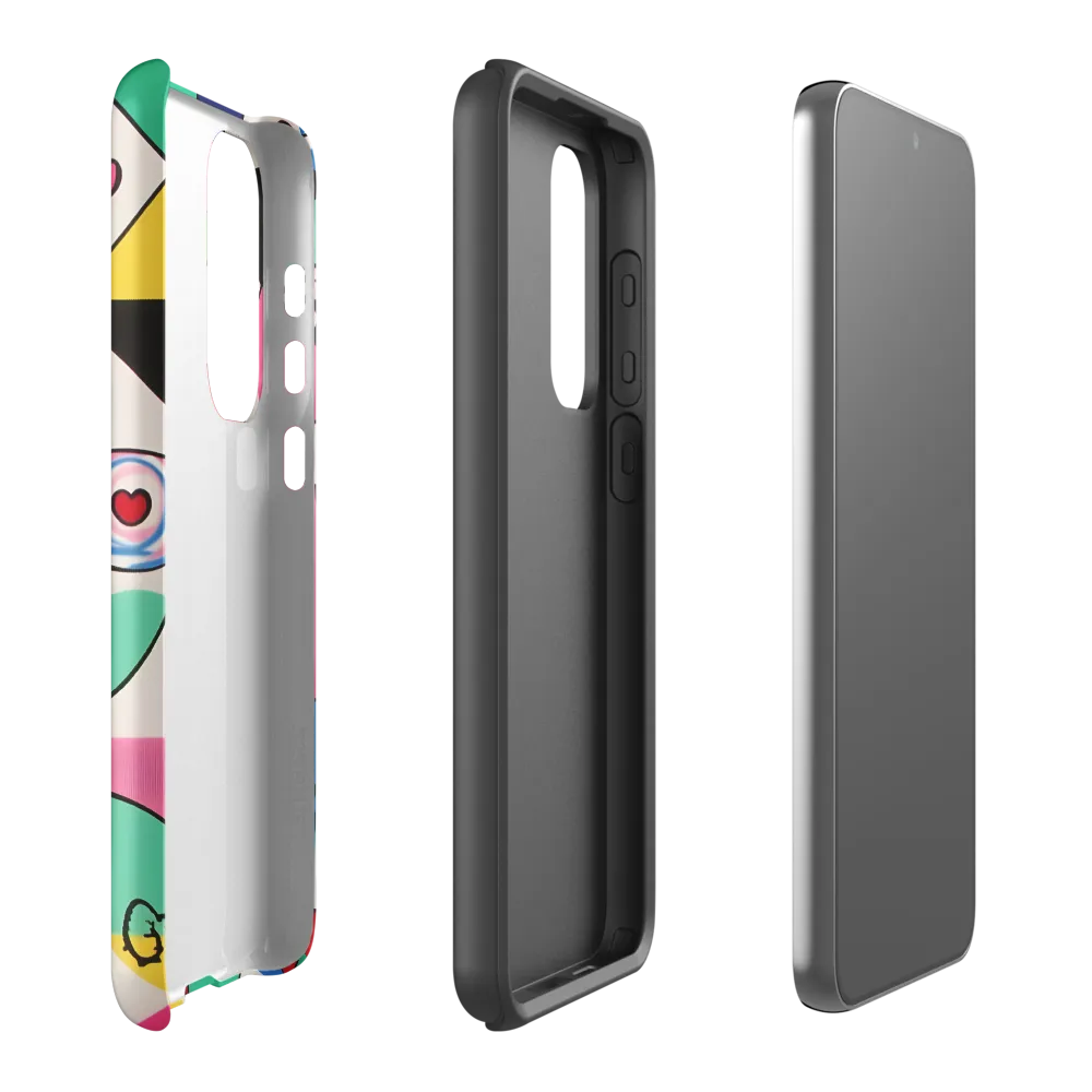 Dynamic Interplay of Shapes | Phone Case |  S23 Plus | Tough Case | Matte