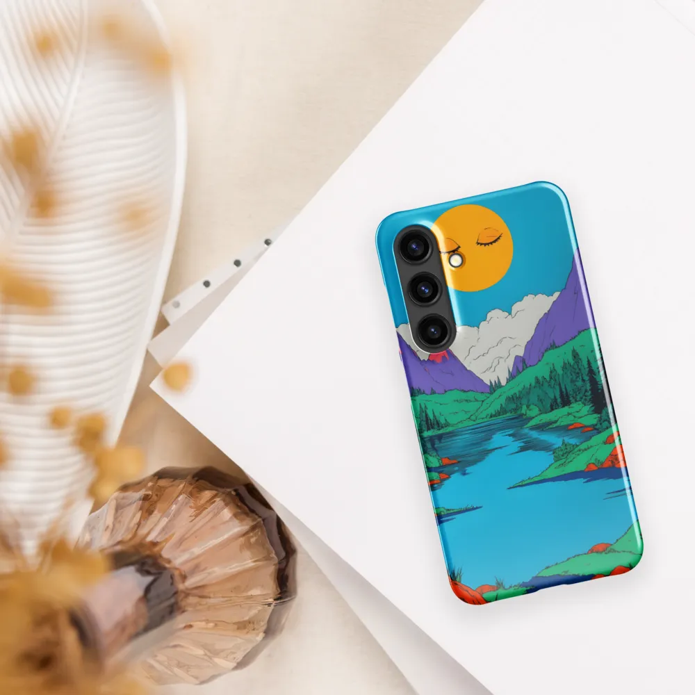 Whimsical Serenity in Vibrant Colors