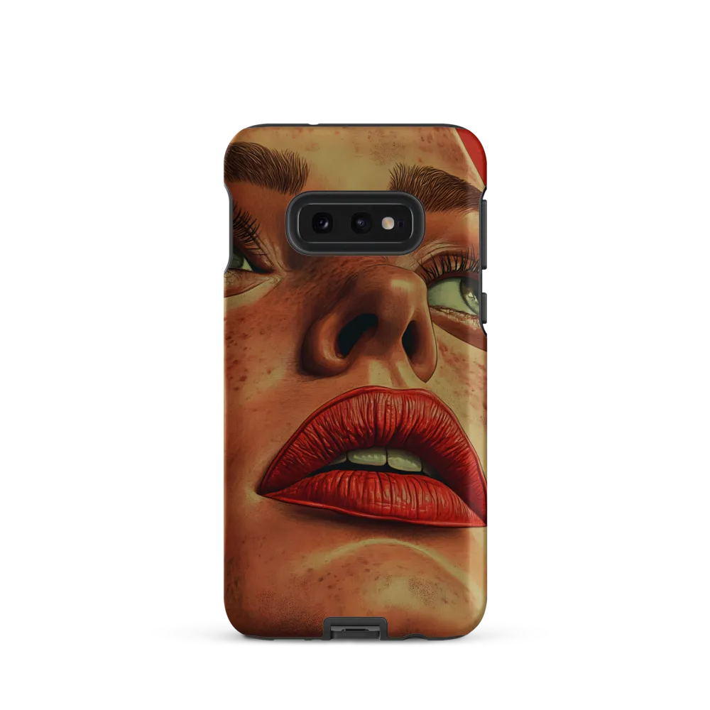 Red Intensity: A Portrait of Elegance