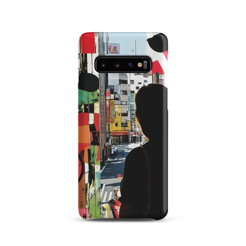 Urban Reflections: A Silhouette's Journey