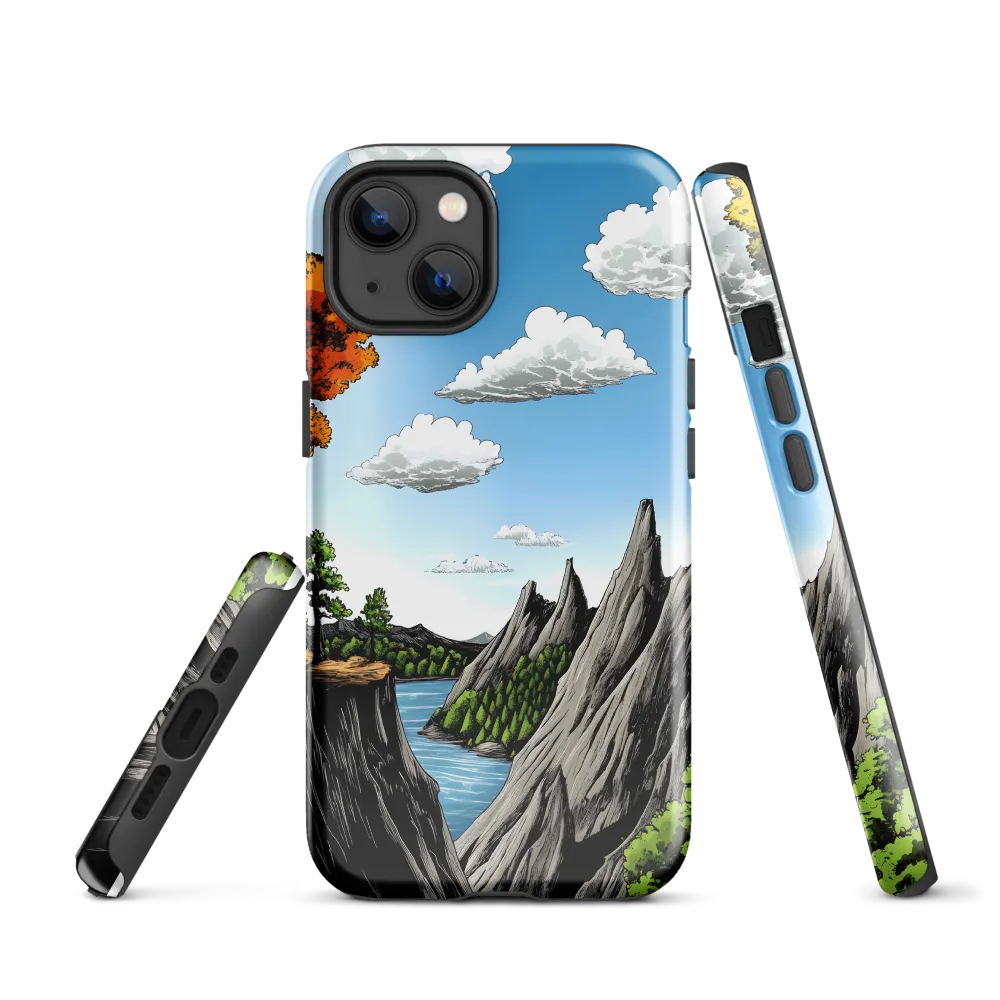 Majestic Serenity: A Journey Through Nature | Phone Case |  13 | Tough Case | Glossy