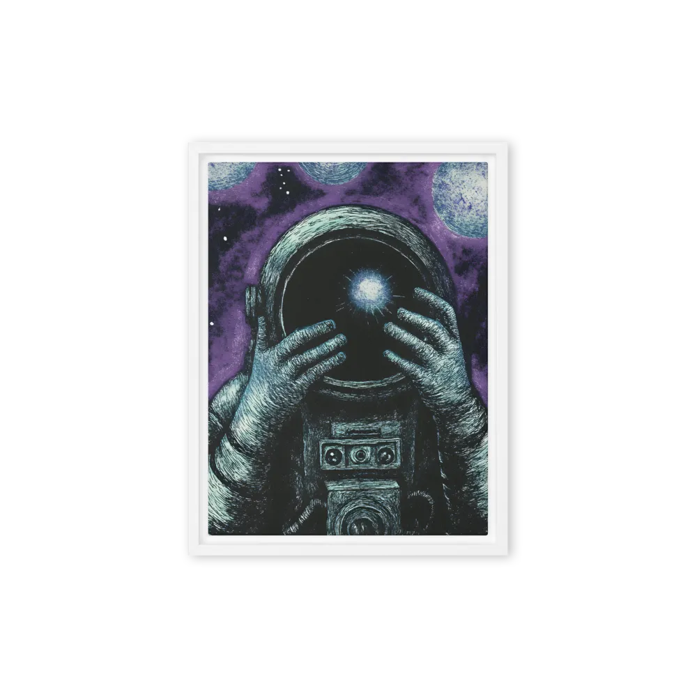 Beyond the Stars | Canvas with White Frame | 9″×12″