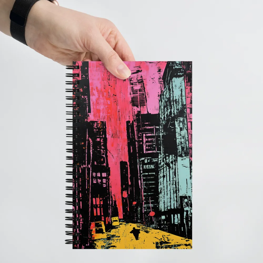 Vibrant Urban Dreams | Spiral Notebook