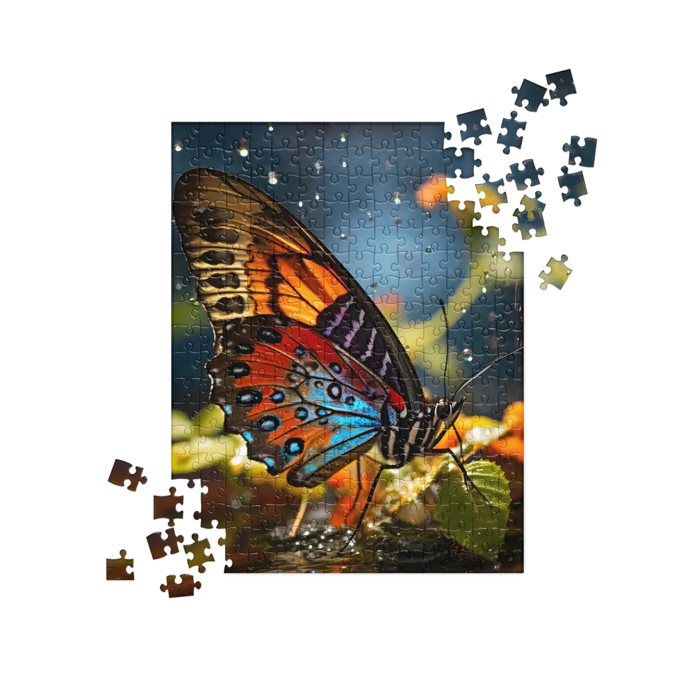 Dance of Colors: The Butterfly's Elegance | Jigsaw Puzzle | 252 pieces