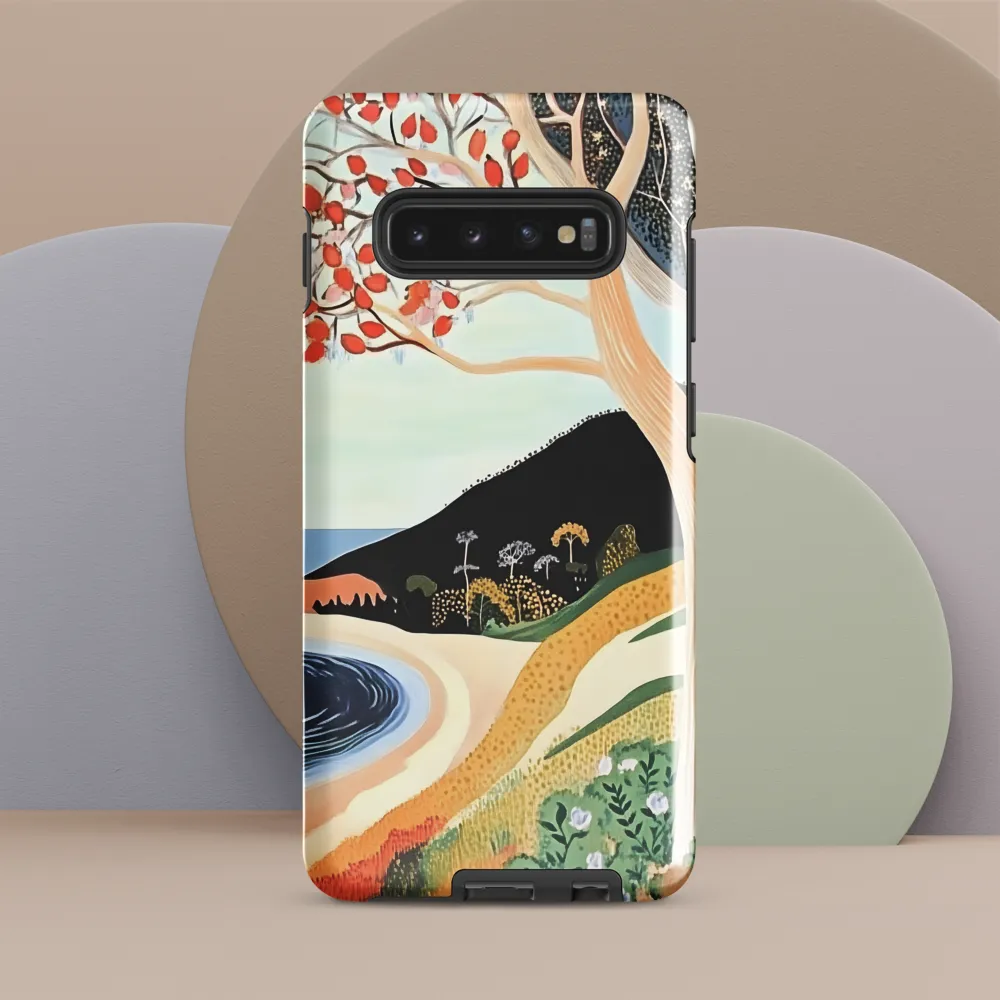 Tranquil Coastline Dream | Phone Case |  S10 Plus | Tough Case | Glossy