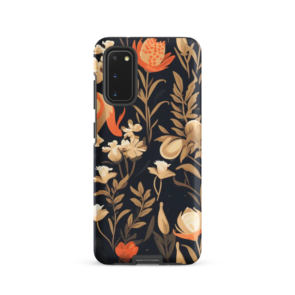 Floral Harmony: A Dance in the Dark