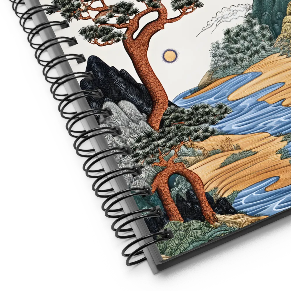 Tranquil Harmony in Nature | Spiral Notebook