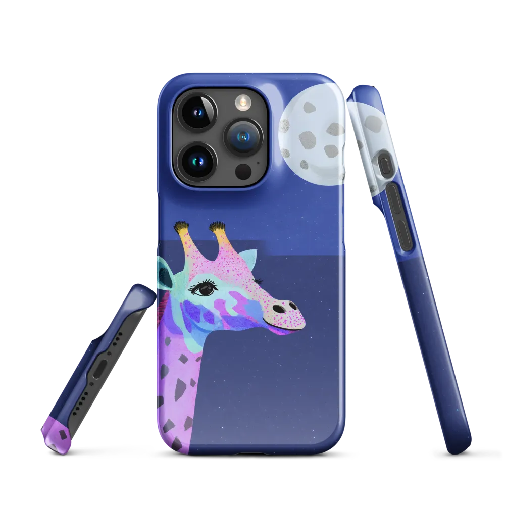 Whimsical Giraffe Under the Stars | Phone Case |  15 Pro | Snap Case | Glossy