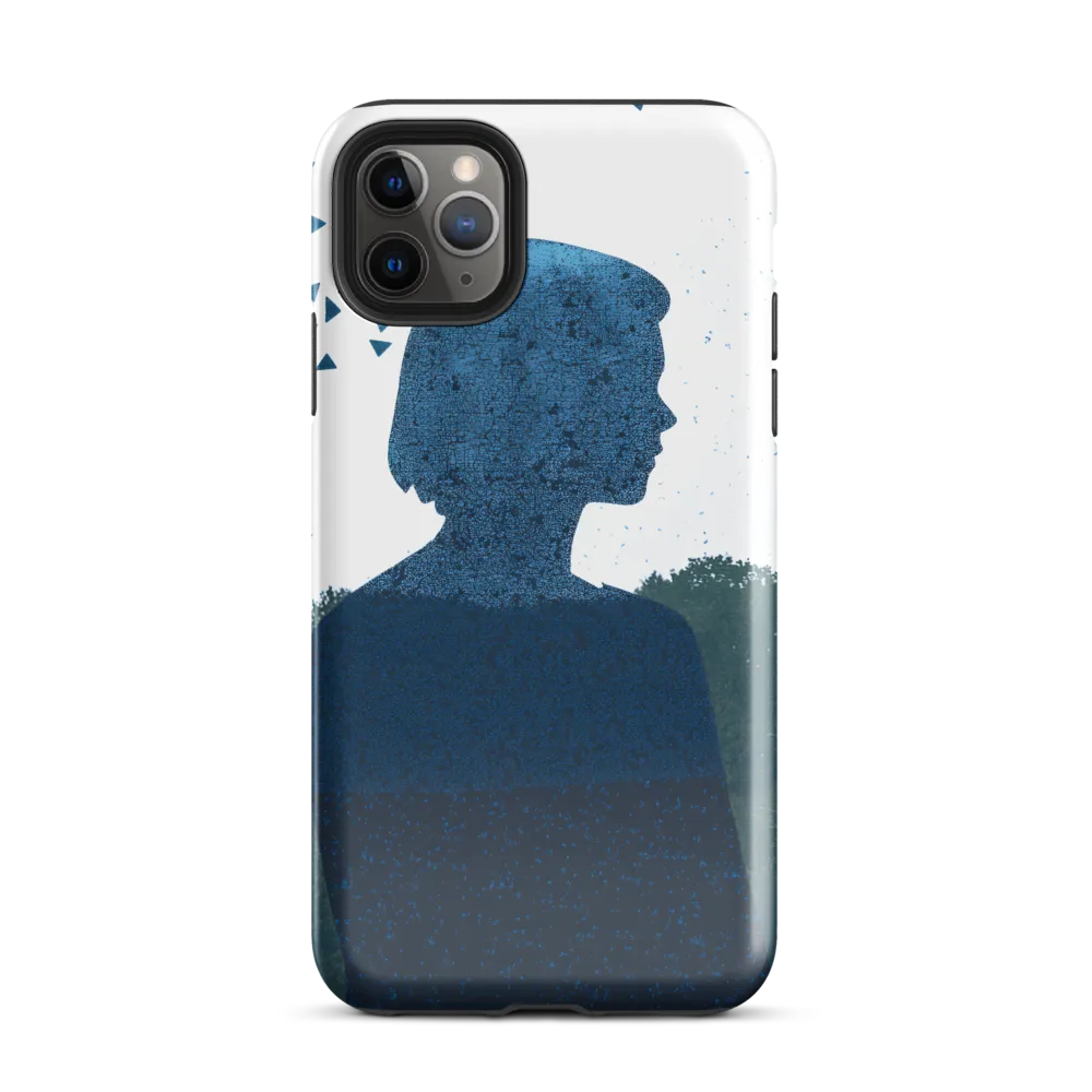 Blue Contemplation | Phone Case |  11 Pro Max | Tough Case | Glossy