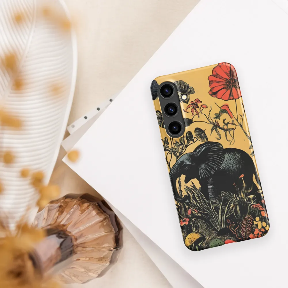Floral Majesty: The Elephant's Sanctuary