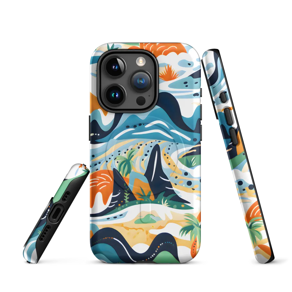 Abstract Tropical Landscape