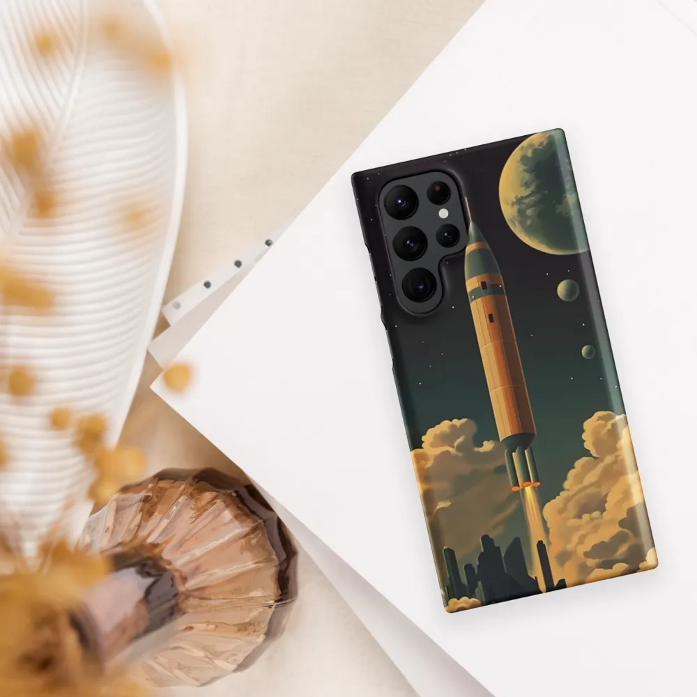 Journey Through the Cosmic Frontier | Phone Case |  S22 Ultra | Snap Case | Matte