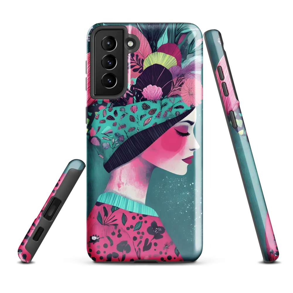 Whimsical Floral Portrait