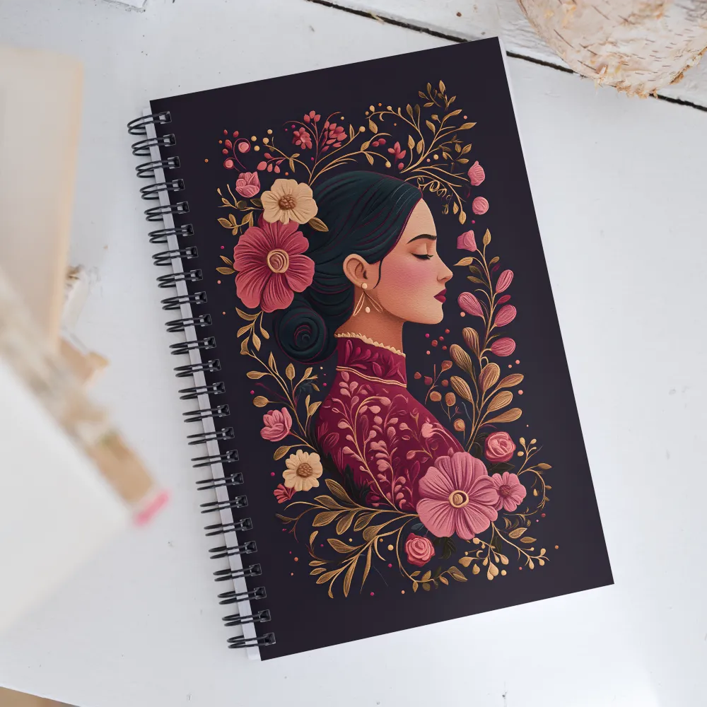 Portrait of Serenity | Spiral Notebook