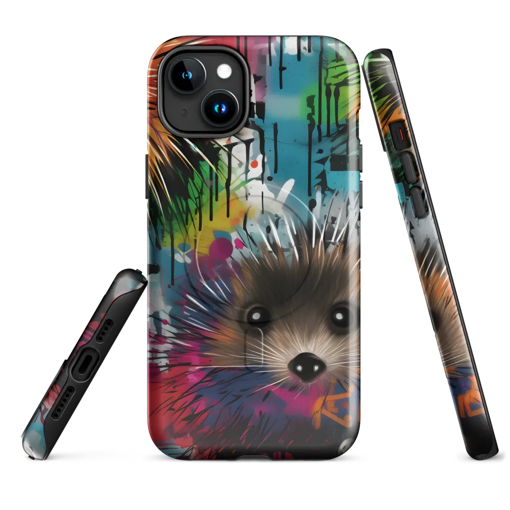 Whimsical Hedgehogs in a Kaleidoscopic Wonderland
