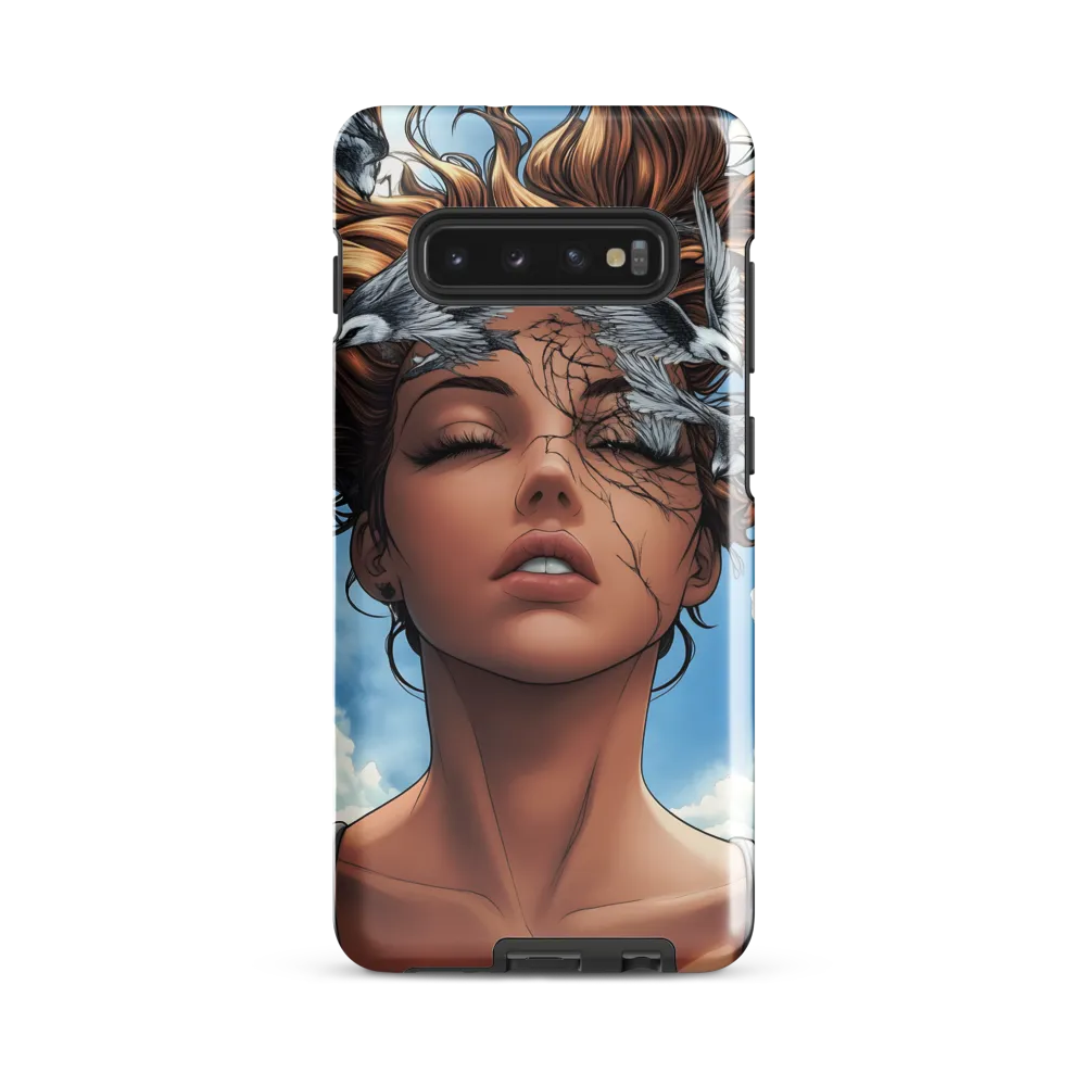 Breaking Free: The Flight of Self-Discovery | Phone Case |  S10 Plus | Tough Case | Glossy