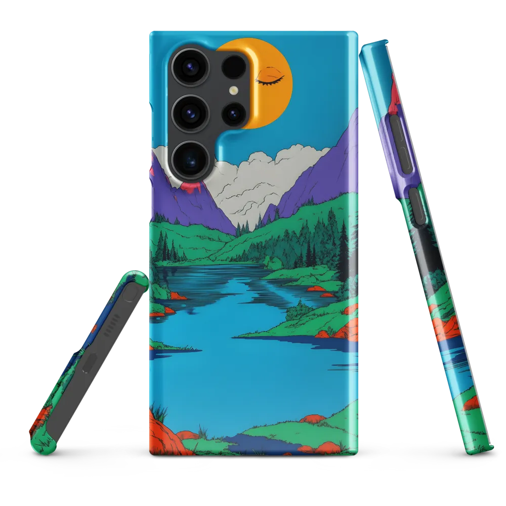 Whimsical Serenity in Vibrant Colors