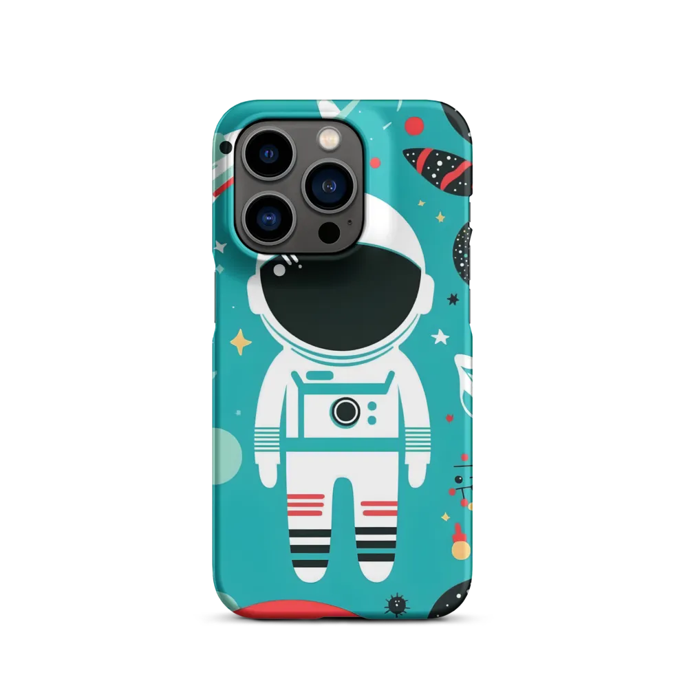 Whimsical Astronaut in Cosmic Wonderland