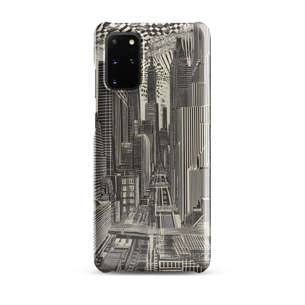 Urban Dreams: A Surreal Cityscape | Phone Case |  S20 Plus | Snap Case | Glossy