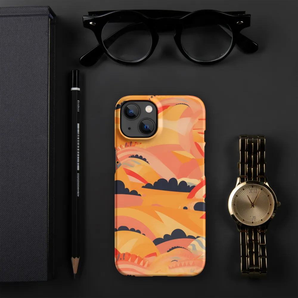 Whispers of the Abstract Horizon | Phone Case |  13 | Snap Case | Matte