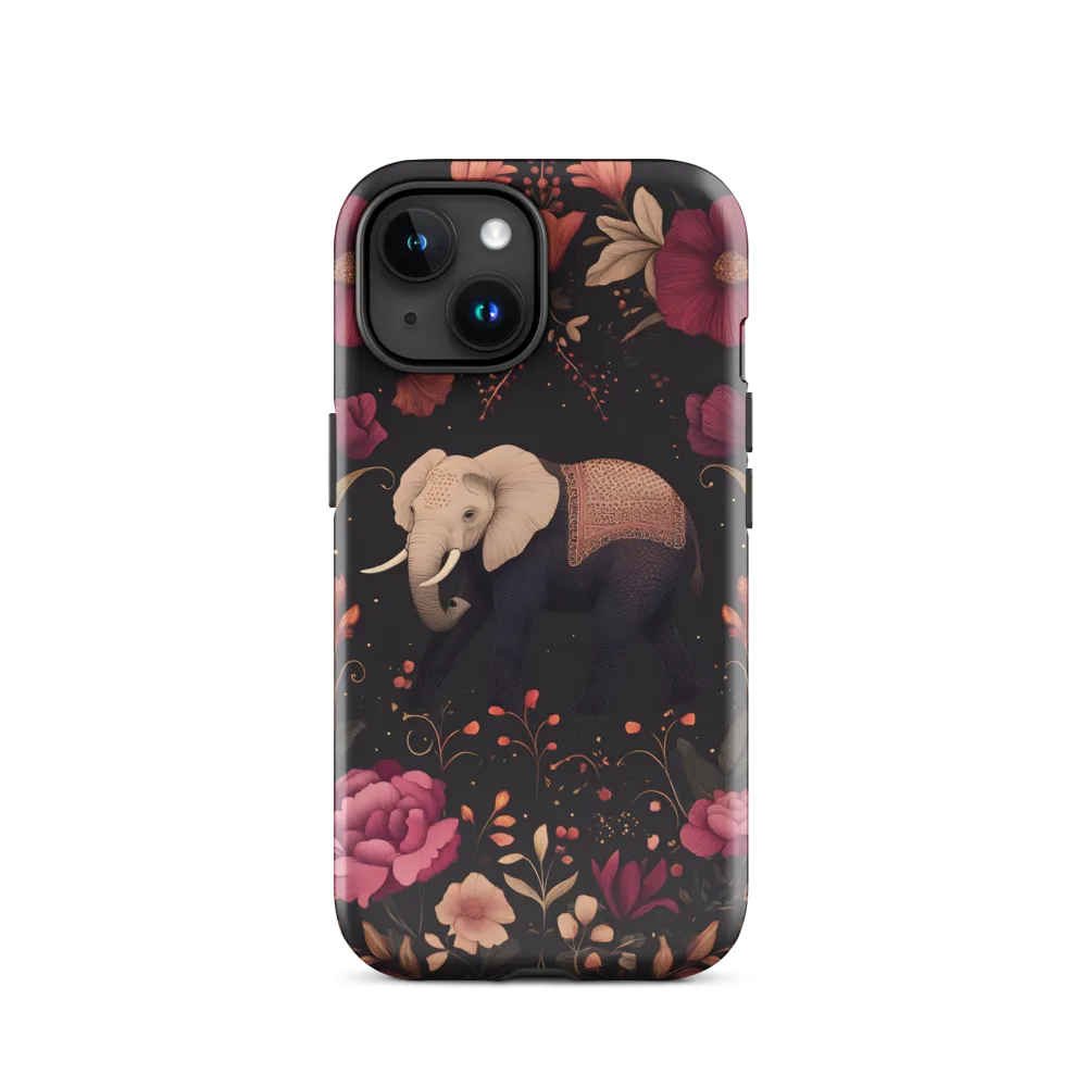 Whispers of the Wild: Elephants and Blooms