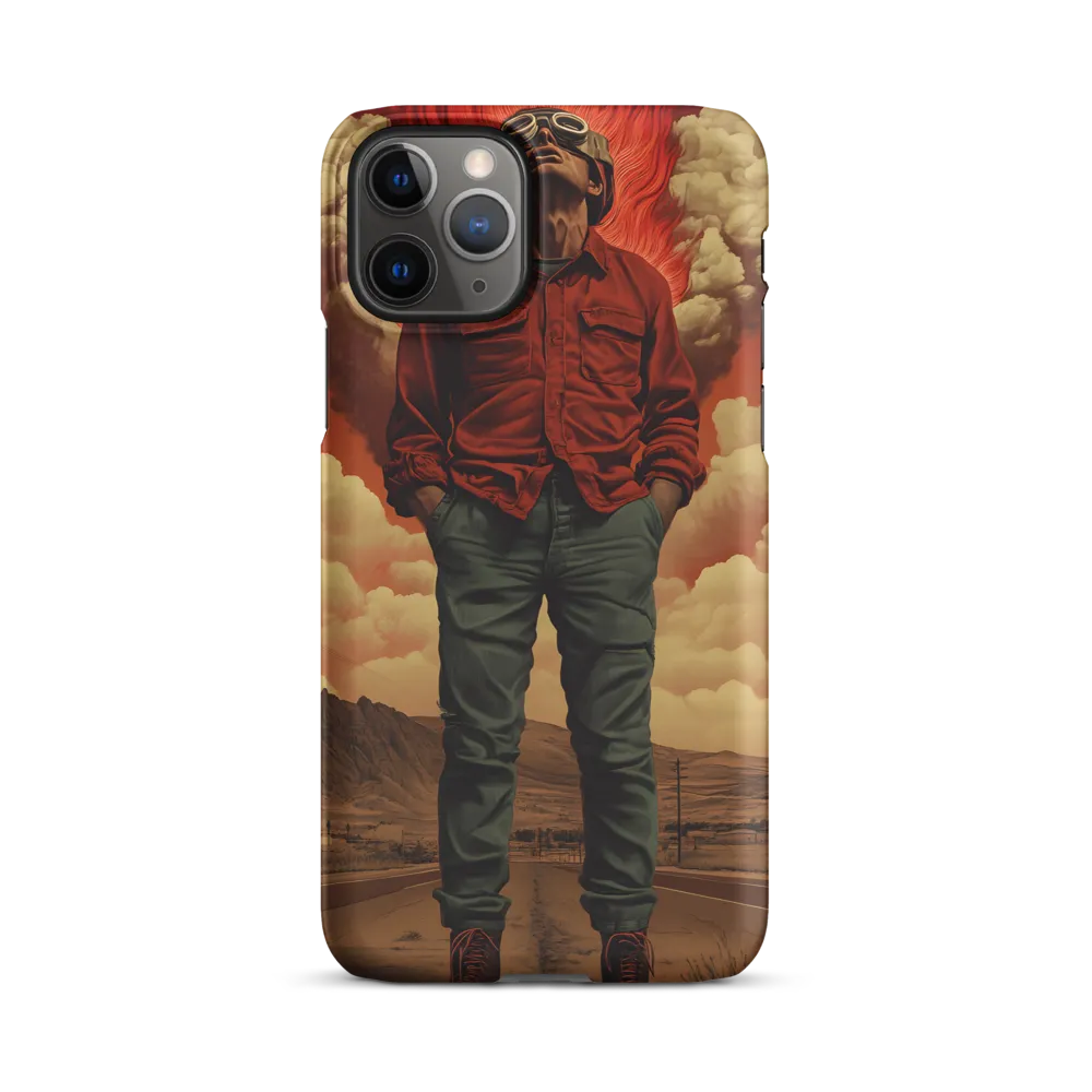 Defiant Spirit in a Surreal Landscape | Phone Case |  11 Pro | Snap Case | Matte