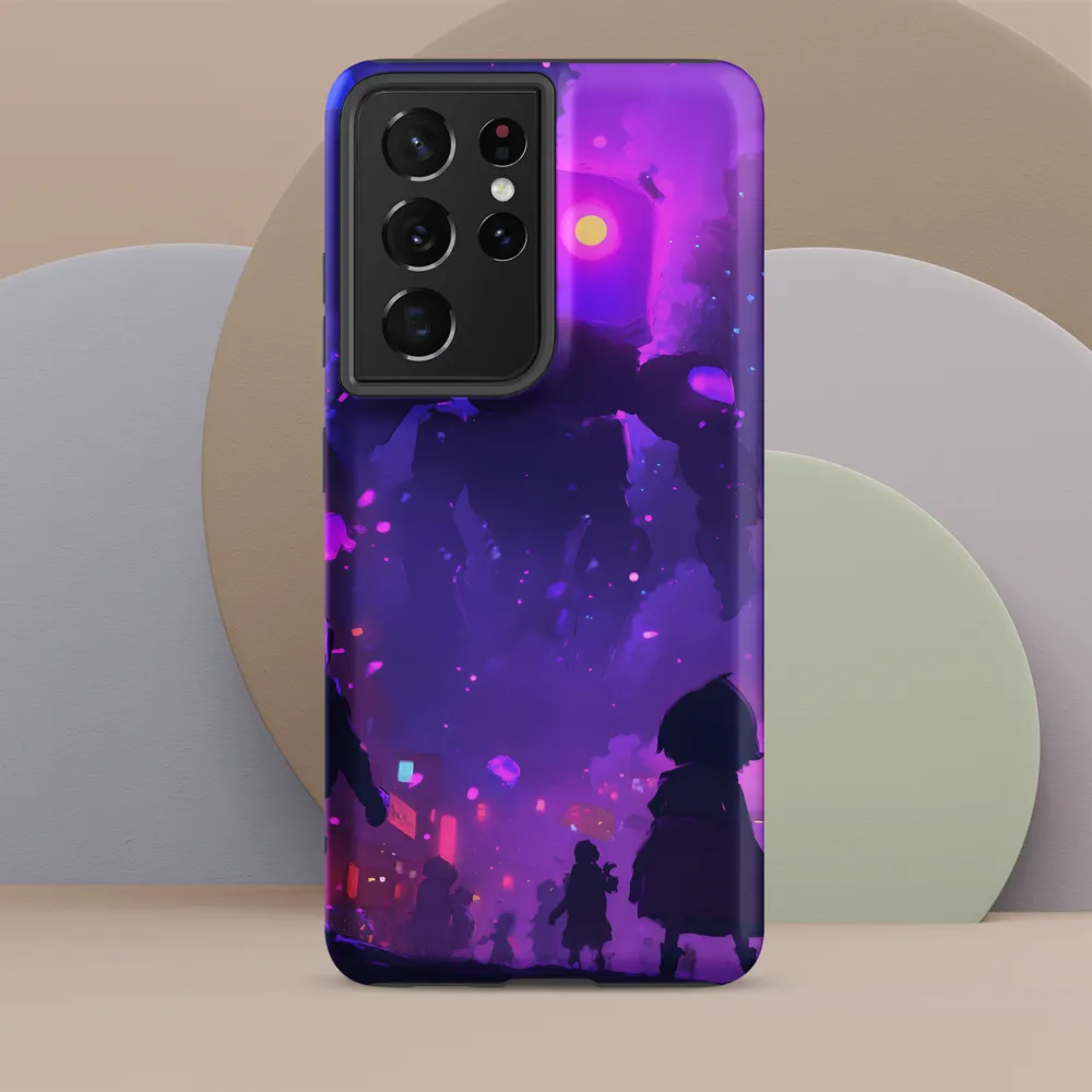 Awakening of the Neon Guardian | Phone Case |  S21 Ultra | Tough Case | Matte