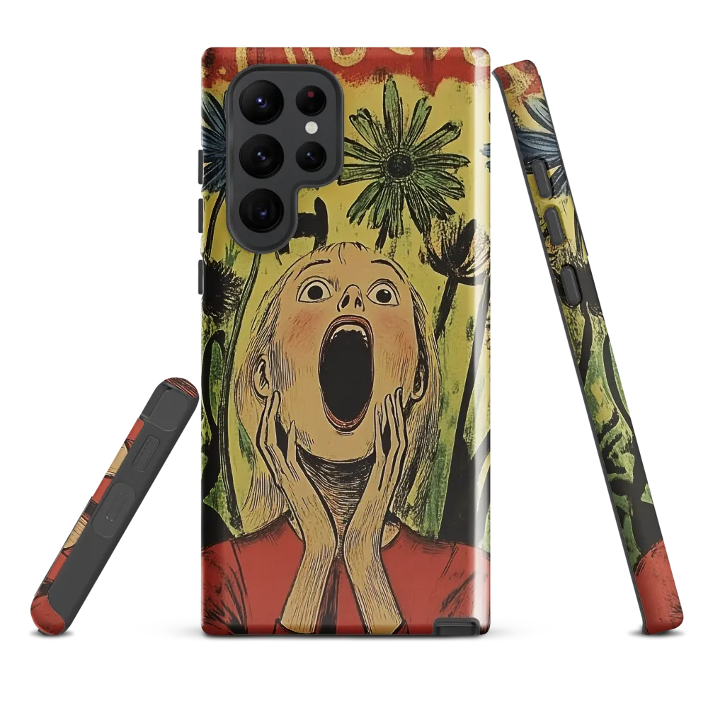 The Echo of Panic | Phone Case |  S22 Ultra | Tough Case | Glossy