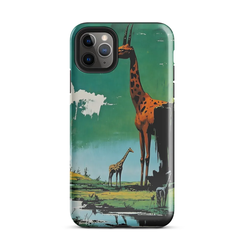 Giraffe Reverie | Phone Case |  11 Pro Max | Tough Case | Glossy