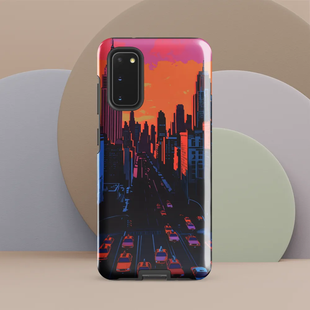 Sunset Over Skyscrapers